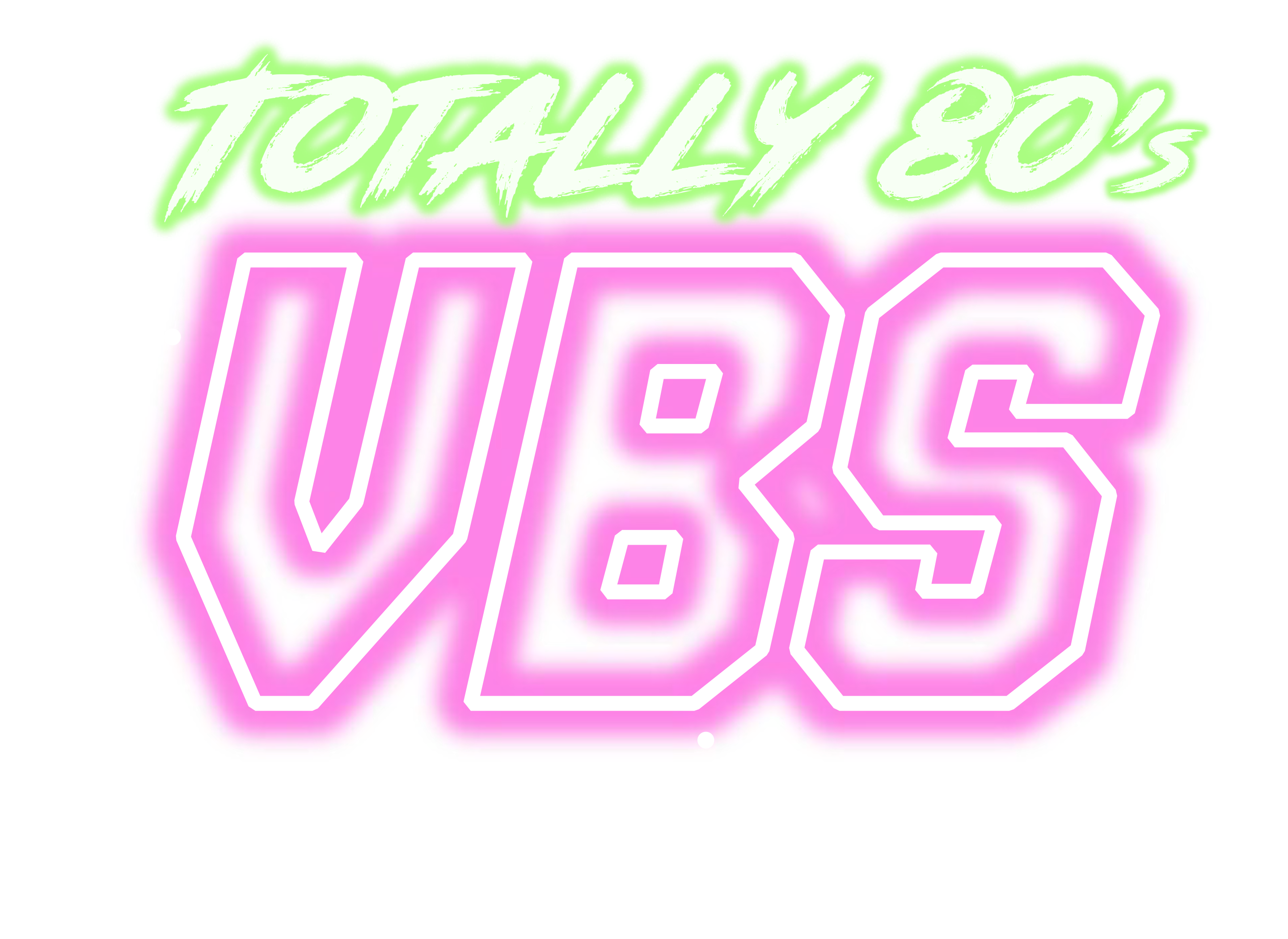 Totally 80s VBS_Transparent Icon_White